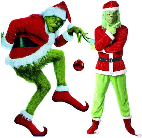 The Grinch Adult Hooded Dress Costume Officially Licensed Dr. . Amazon grinch costume